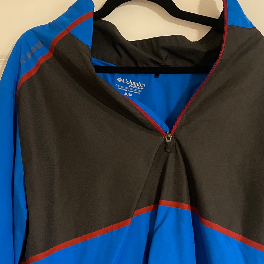 Columbia Blue and Black Outdoor Jacket